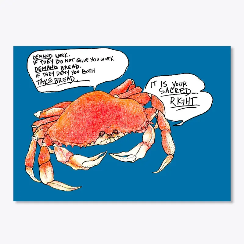 SACRED RIGHT crab