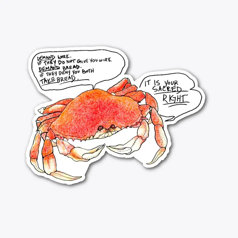 SACRED RIGHT crab