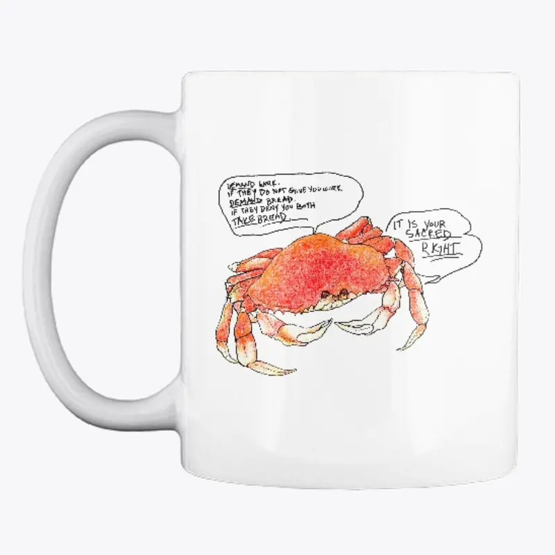 SACRED RIGHT crab